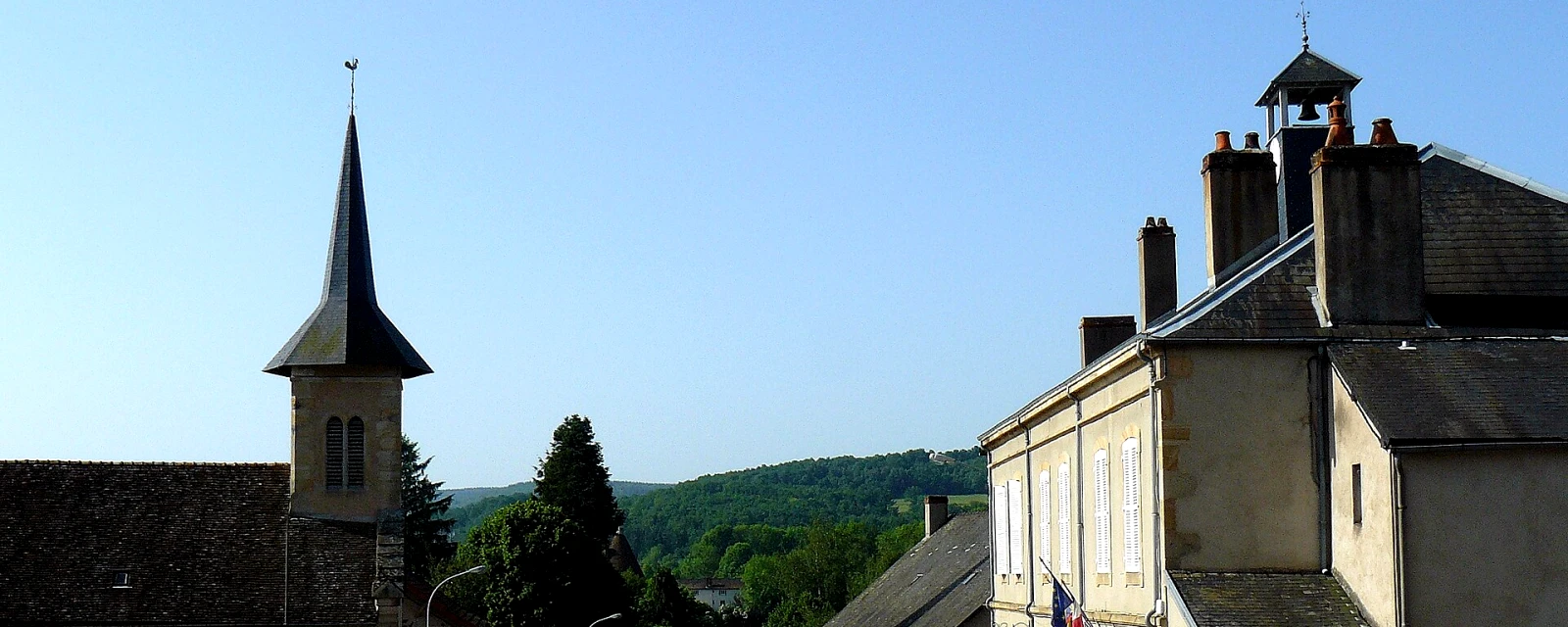 Vue de Chissey-en-Morvan, Saône-et-Loire