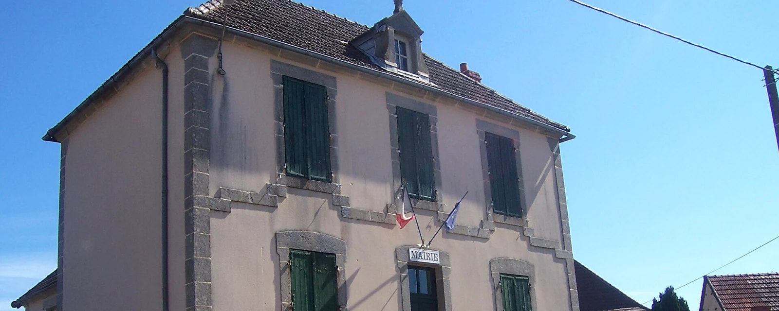 Vue de Collonge-la-Madeleine, Saône-et-Loire
