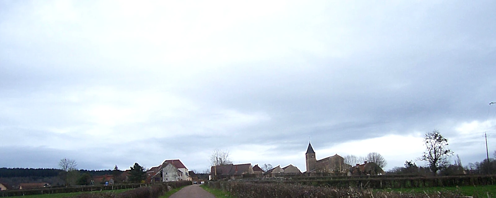 Vue de Colombier-en-Brionnais, Saône-et-Loire