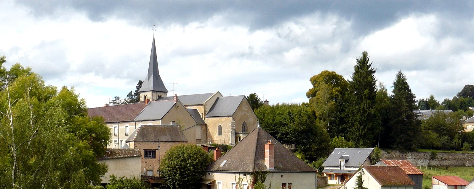 Vue de Cussy-en-Morvan, Saône-et-Loire