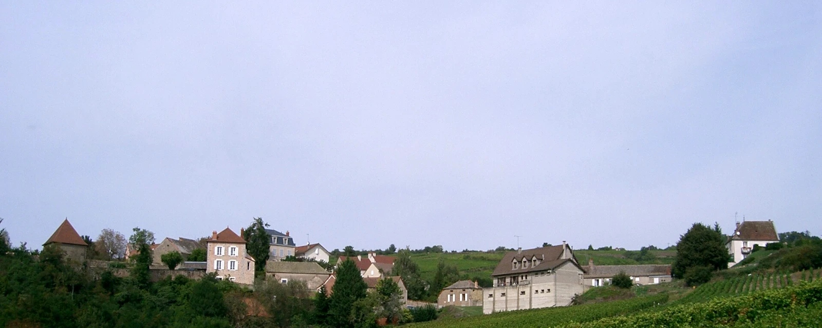 Vue de Dezize-lès-Maranges, Saône-et-Loire