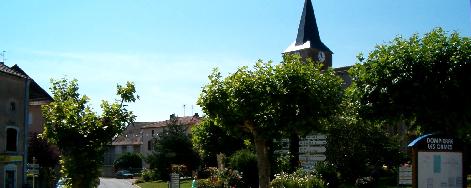 Vue de Dompierre-les-Ormes, Saône-et-Loire