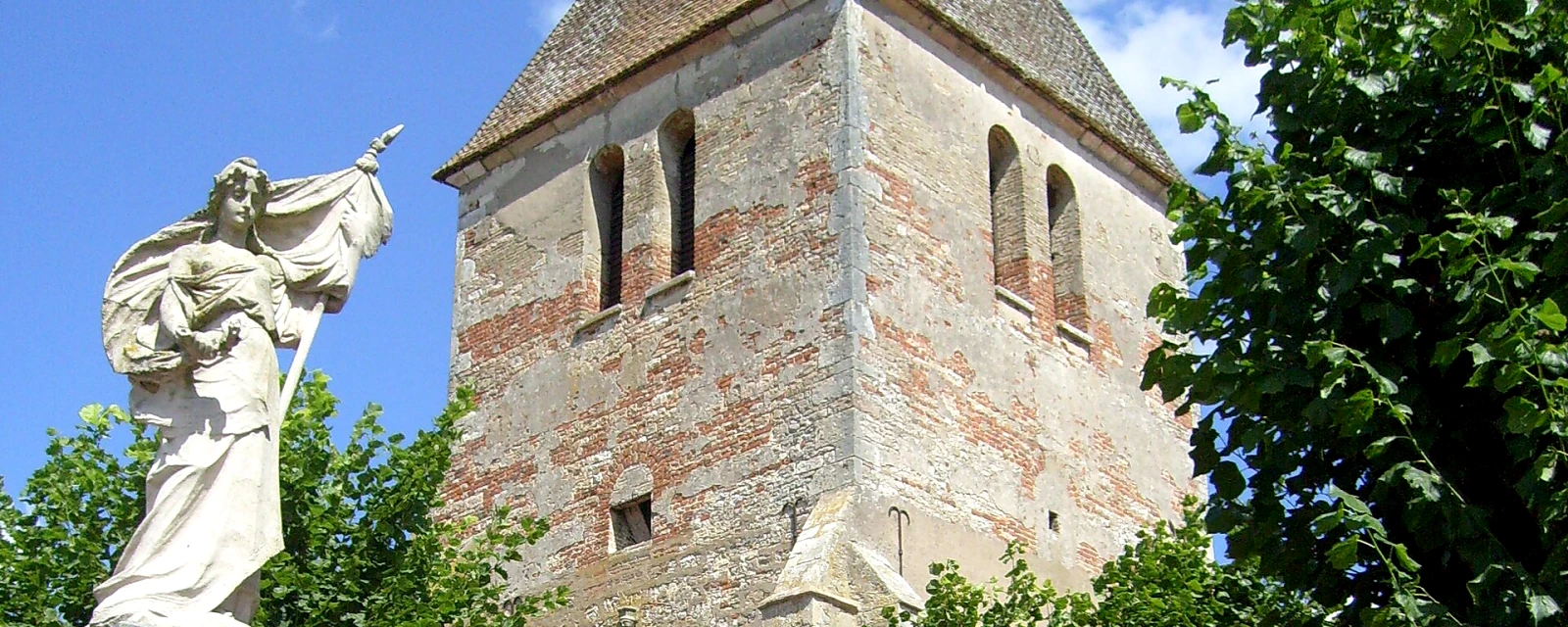 Vue de Gergy, Saône-et-Loire