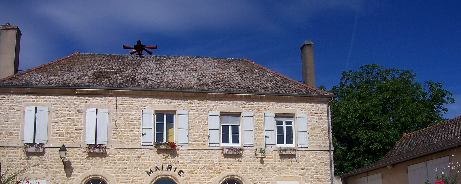 Vue de Gigny-sur-Saône, Saône-et-Loire