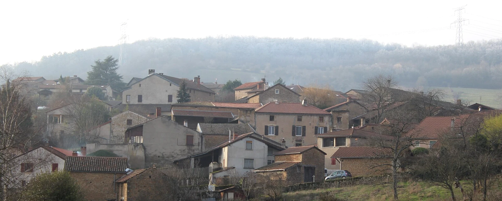 Vue de Jalogny, Saône-et-Loire