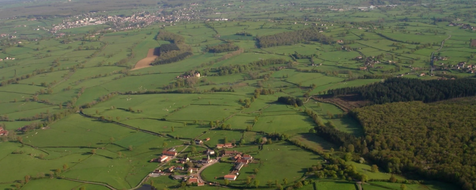 Vue de Marcilly-la-Gueurce, Saône-et-Loire