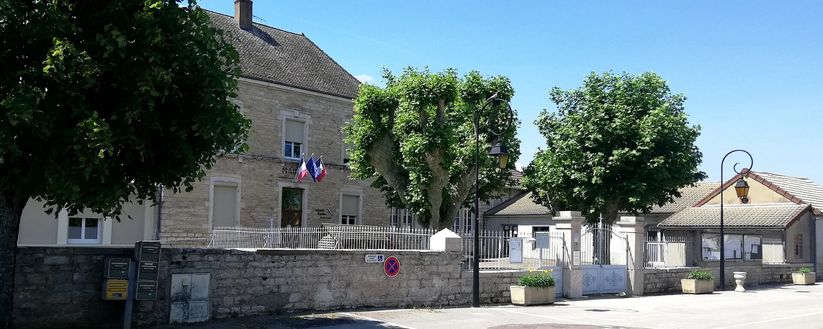 Vue de Marnay, Saône-et-Loire