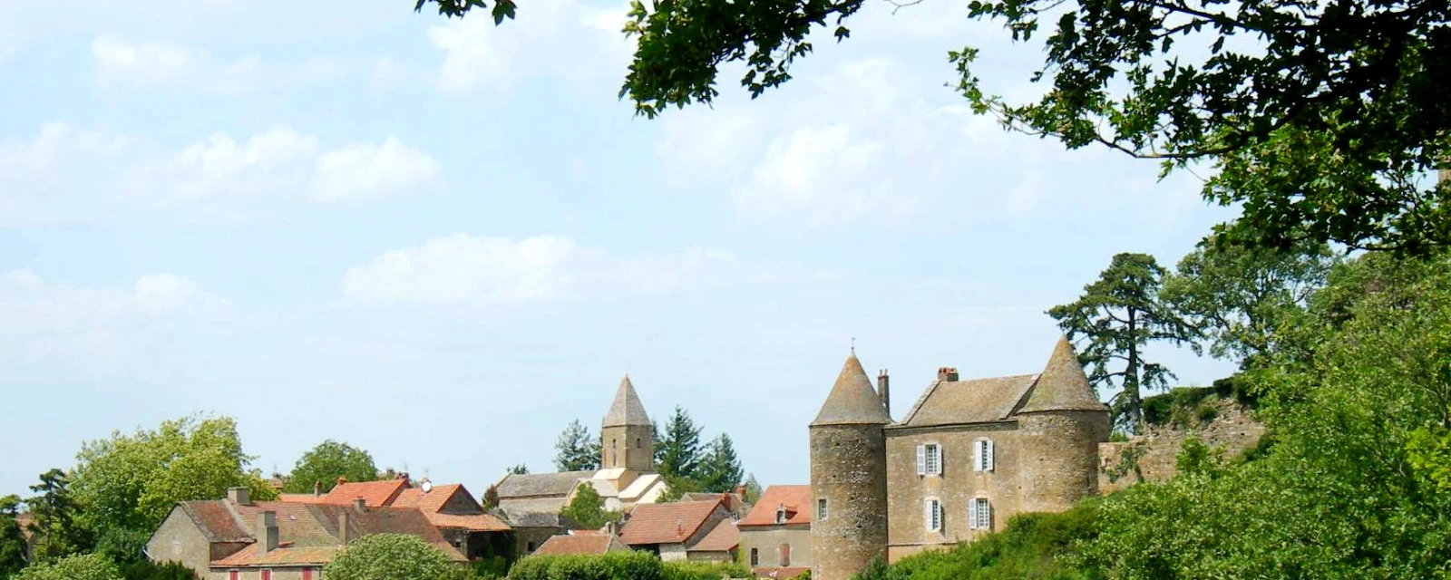 Vue de Martailly-lès-Brancion, Saône-et-Loire