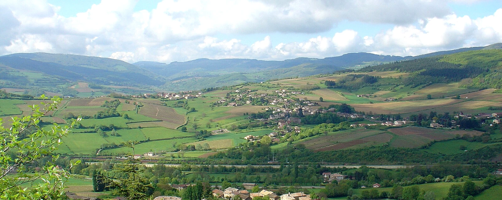 Vue de Milly-Lamartine, Saône-et-Loire