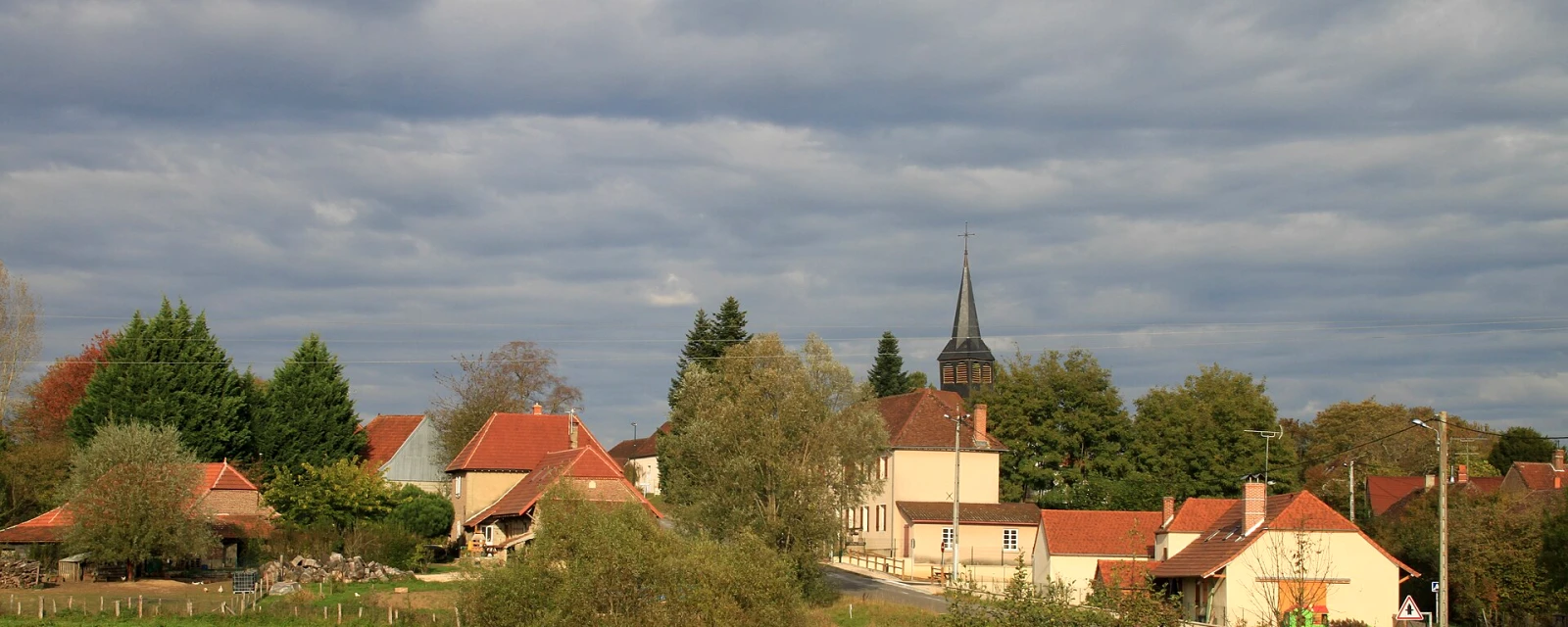 Vue de Montjay, Saône-et-Loire