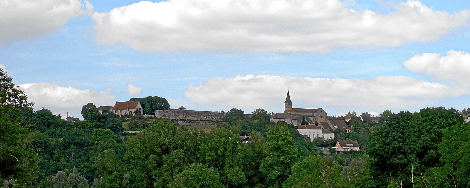 Vue de La Motte-Saint-Jean, Saône-et-Loire