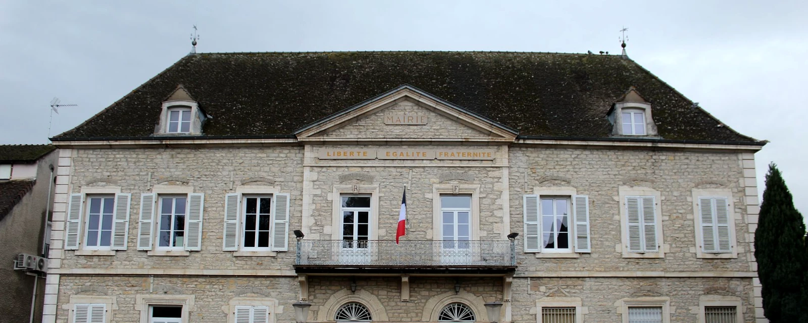 Vue de Ouroux-sur-Saône, Saône-et-Loire