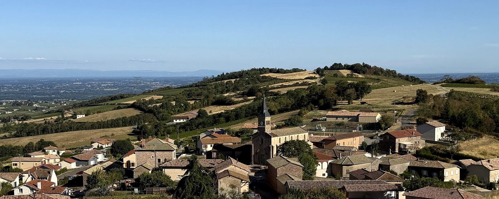 Vue de Pruzilly, Saône-et-Loire