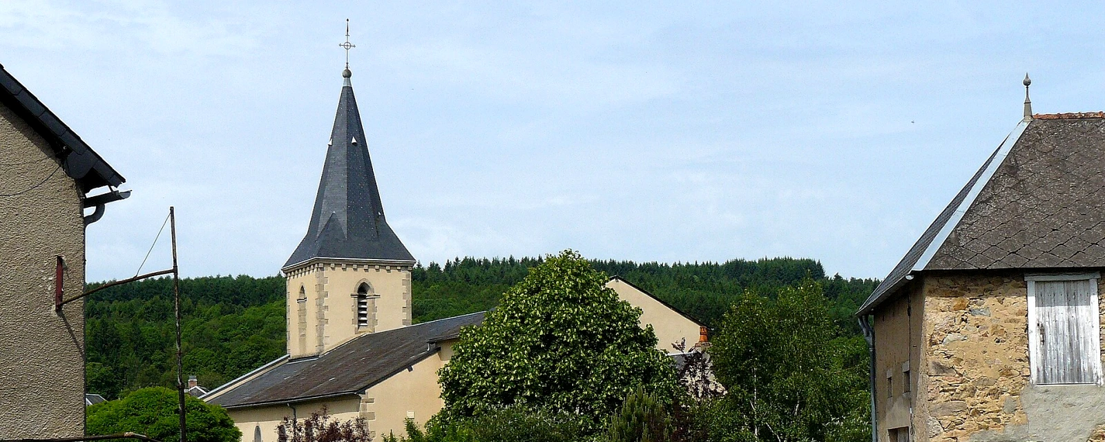 Vue de Roussillon-en-Morvan, Saône-et-Loire