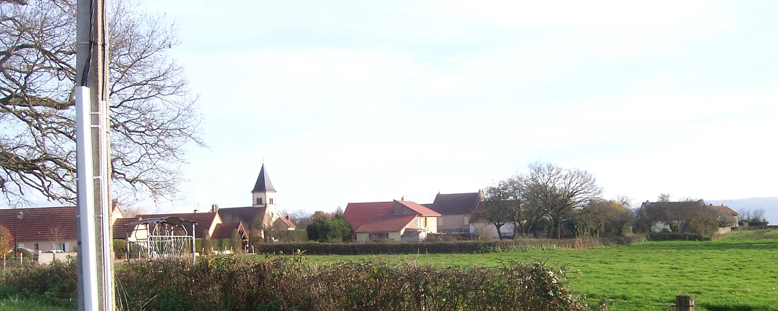 Vue de Saint-Forgeot, Saône-et-Loire