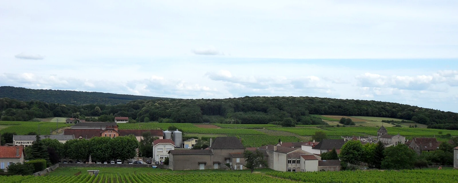 Vue de Saint-Gengoux-de-Scissé, Saône-et-Loire