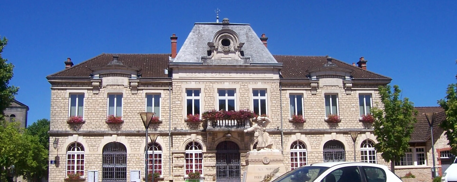 Vue de Saint-Germain-du-Plain, Saône-et-Loire