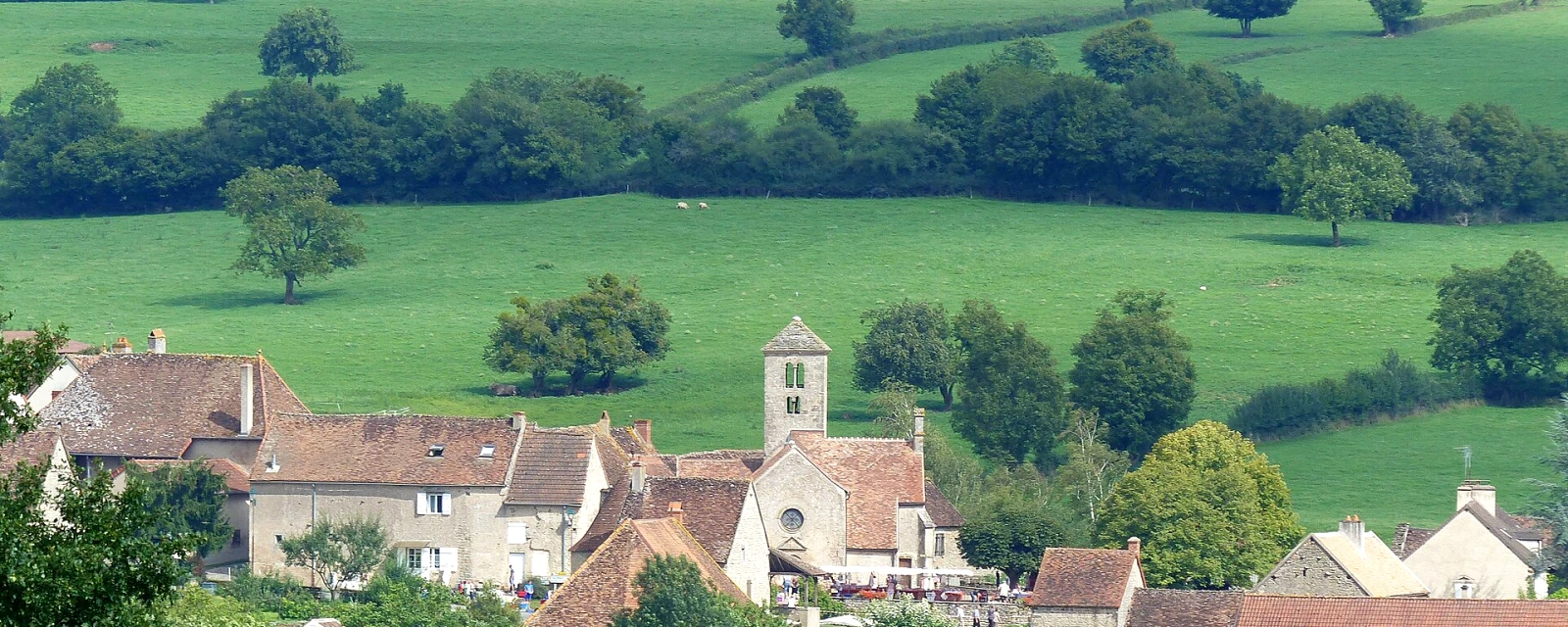 Vue de Saint-Huruge, Saône-et-Loire