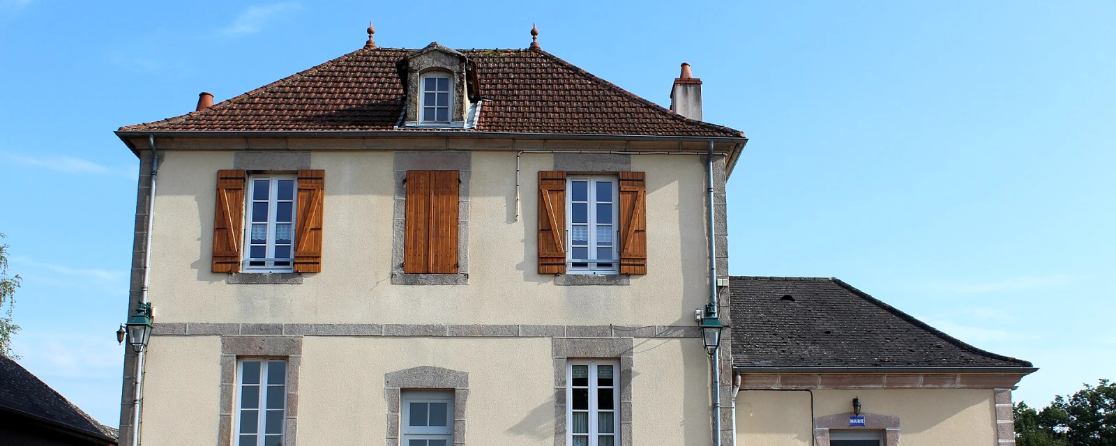 Vue de Saint-Nizier-sur-Arroux, Saône-et-Loire