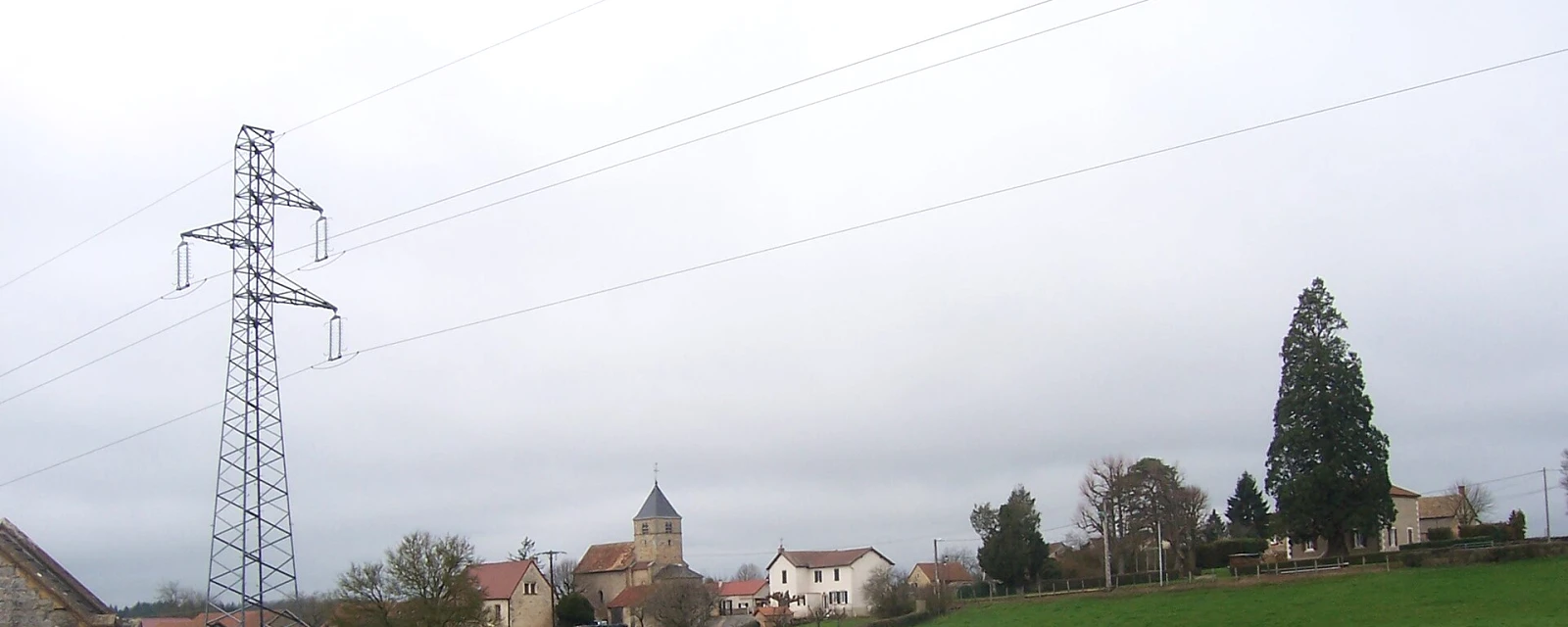 Vue de Saint-Romain-sous-Versigny, Saône-et-Loire