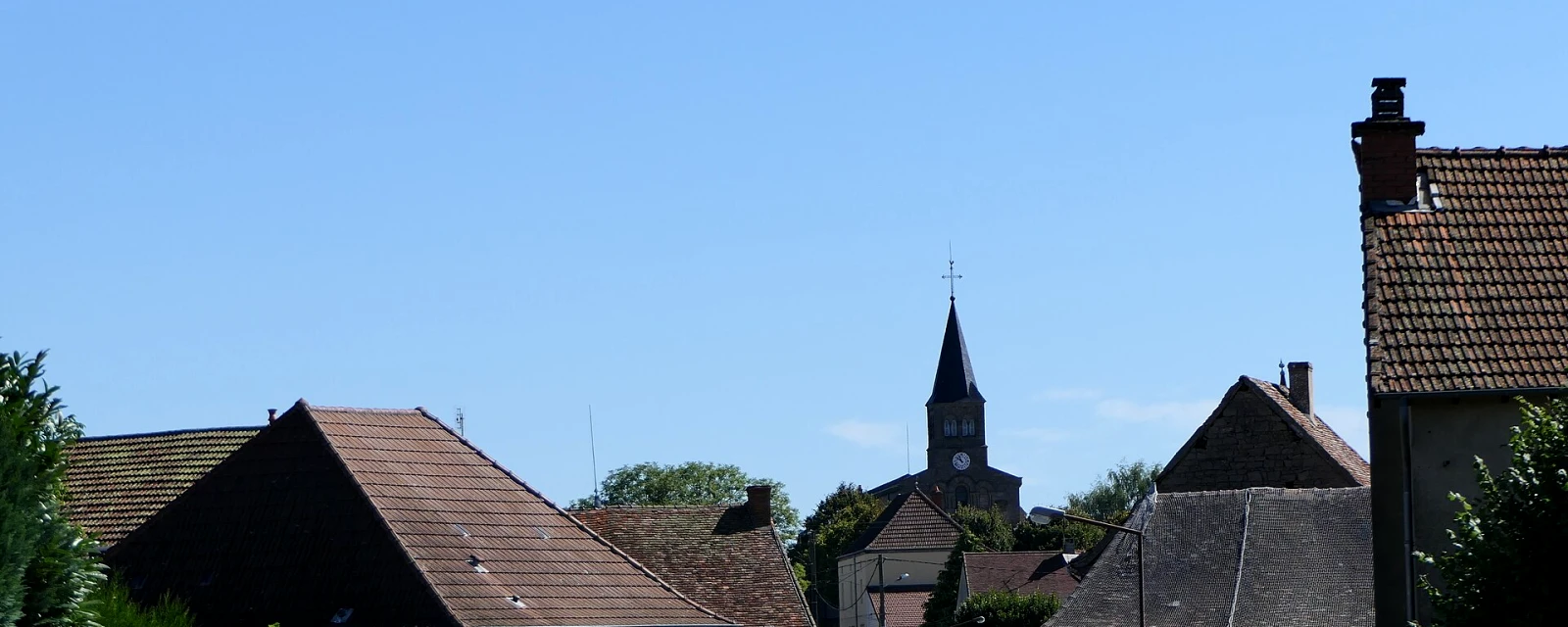 Vue de Saint-Symphorien-des-Bois, Saône-et-Loire