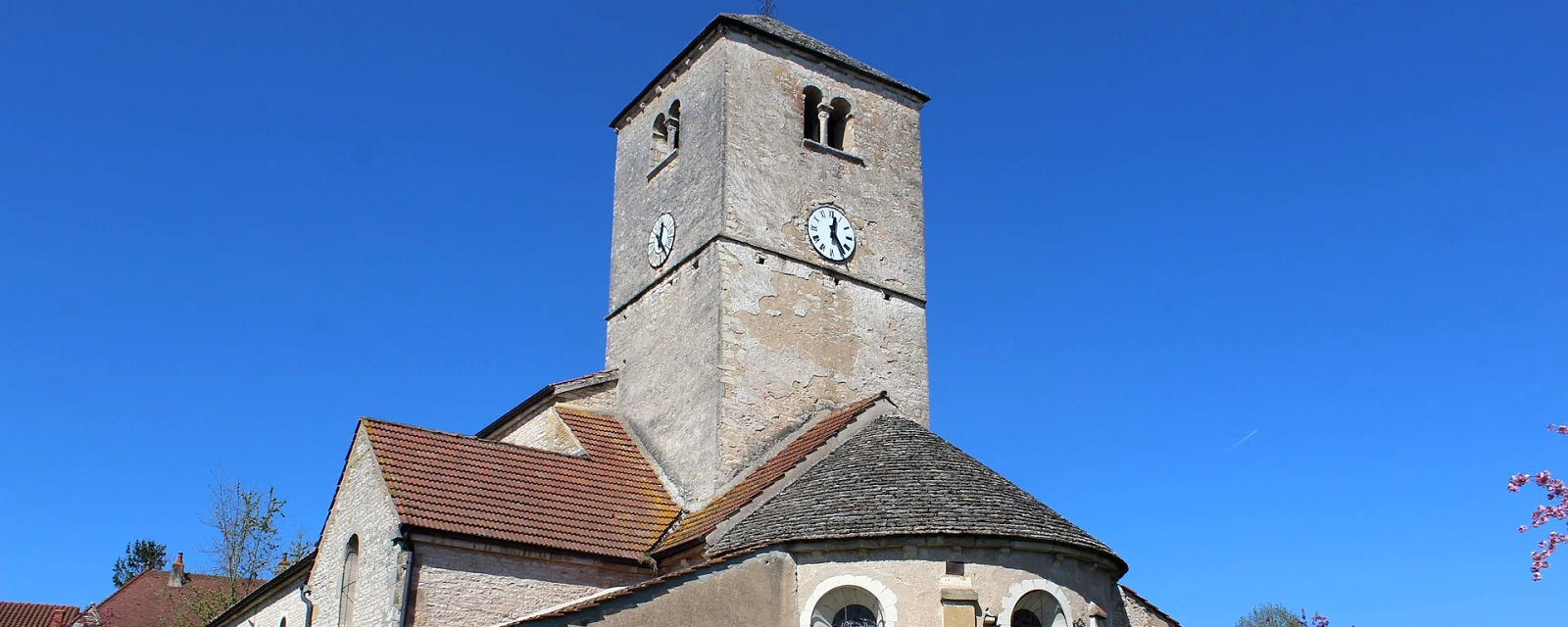 Vue de Salornay-sur-Guye, Saône-et-Loire
