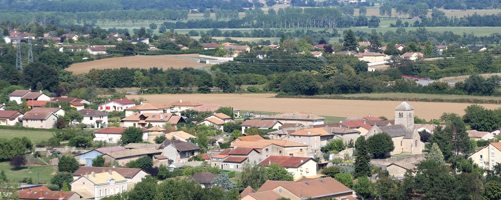 Vue de Sancé, Saône-et-Loire