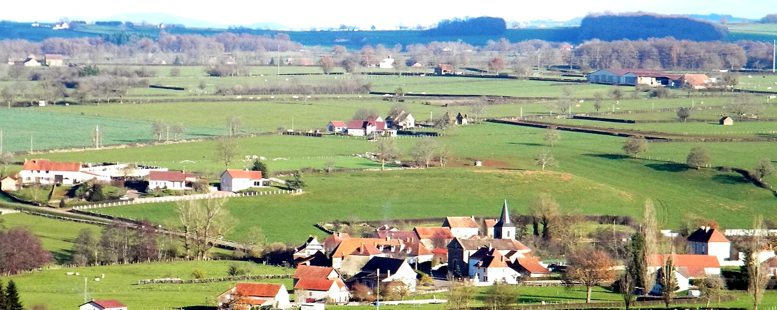 Vue de Sarry, Saône-et-Loire