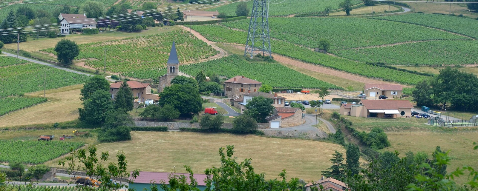 Vue de Serrières, Saône-et-Loire
