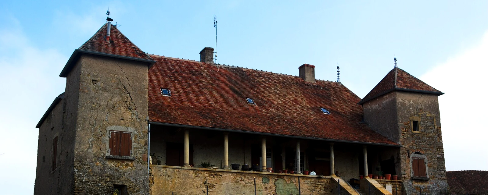 Vue de Sigy-le-Châtel, Saône-et-Loire
