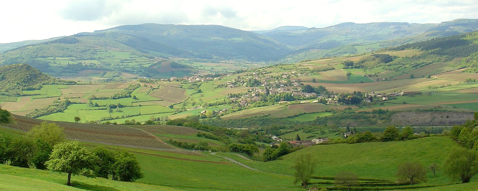 Vue de Sologny, Saône-et-Loire