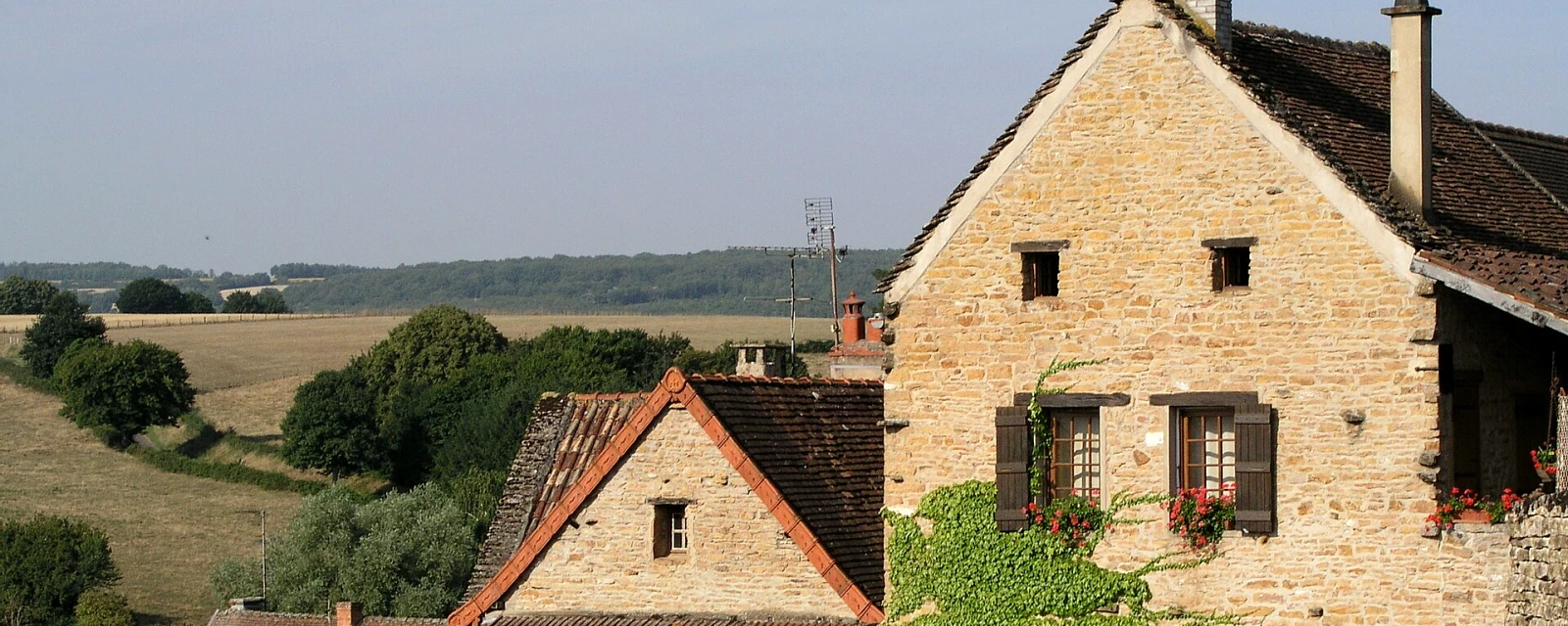 Vue de Taizé, Saône-et-Loire
