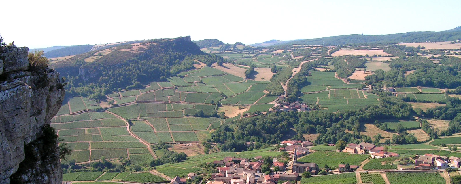 Vue de Vergisson, Saône-et-Loire