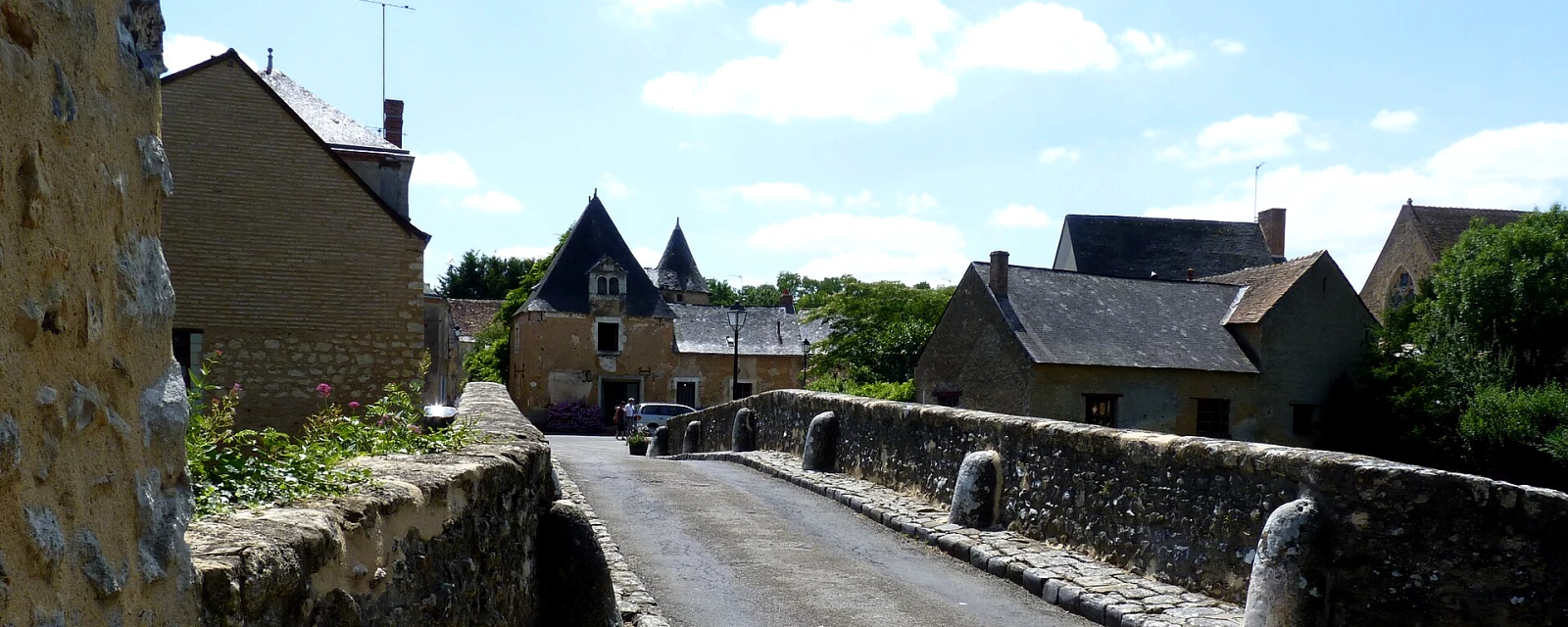 Vue de Asnières-sur-Vègre, Sarthe