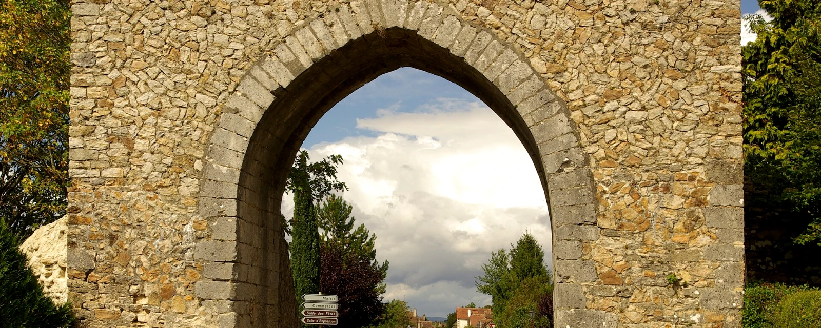 Vue de Bourg-le-Roi, Sarthe