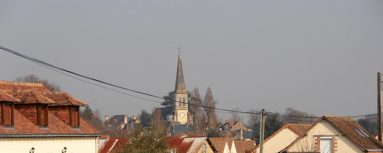 Vue de La Chapelle-d'Aligné, Sarthe
