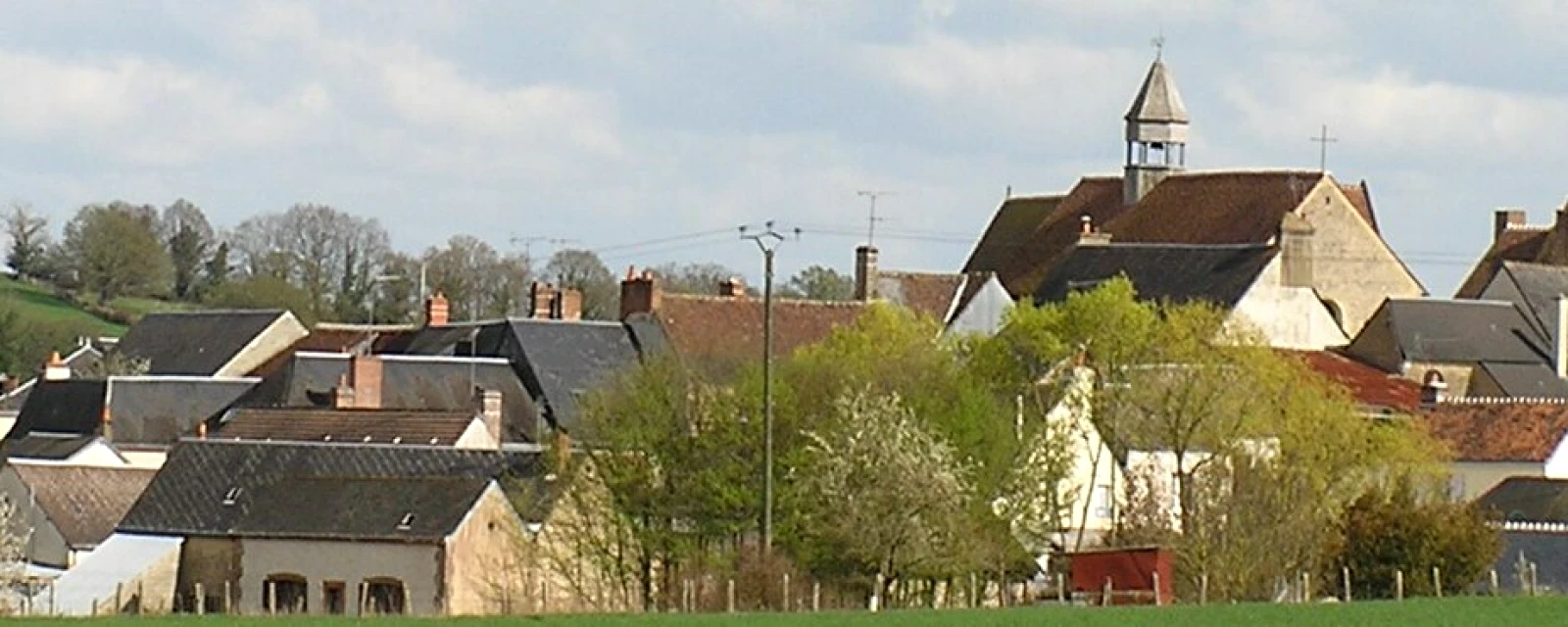 Vue de La Chapelle-Huon, Sarthe