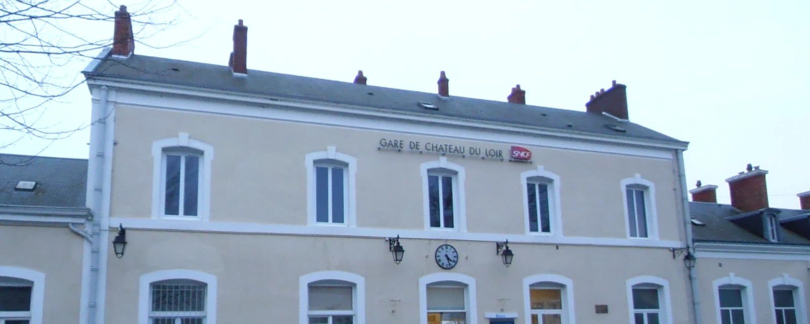 Vue de Montval-sur-Loir, Sarthe