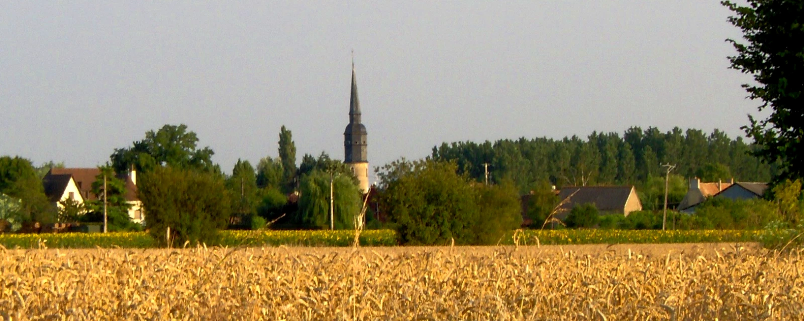 Vue de Congé-sur-Orne, Sarthe