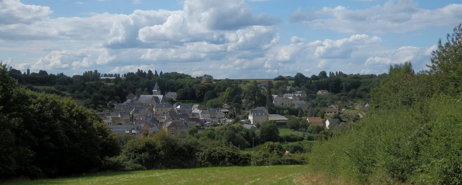 Vue de Courdemanche, Sarthe