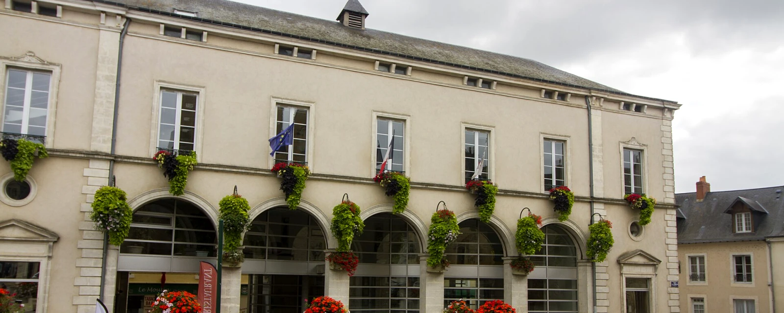 Vue de Loué, Sarthe