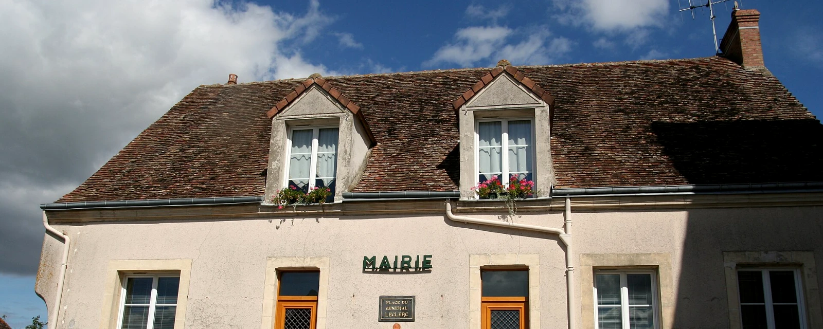 Vue de Mézières-sur-Ponthouin, Sarthe