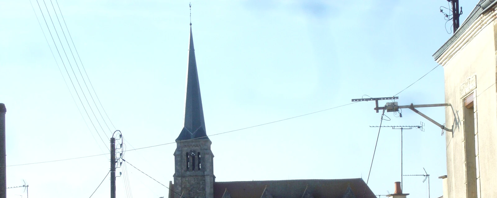 Vue de Nogent-le-Bernard, Sarthe