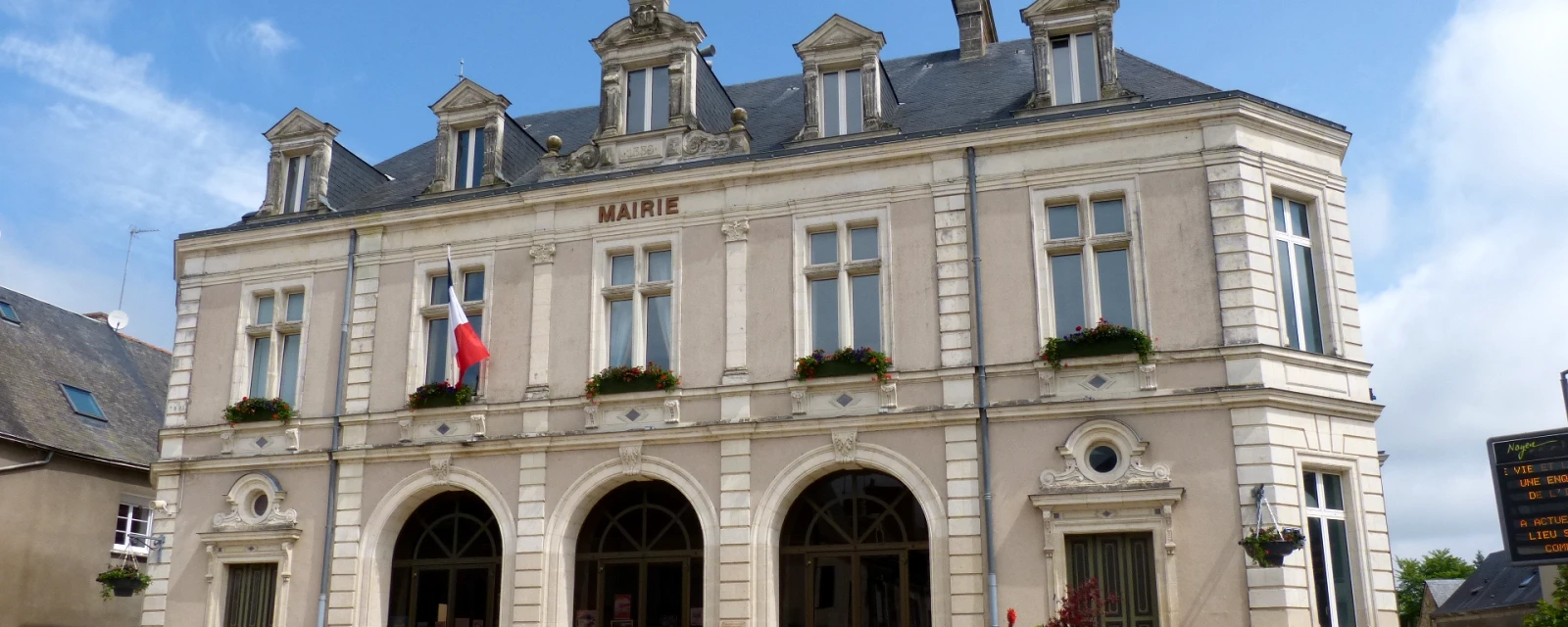 Vue de Noyen-sur-Sarthe, Sarthe