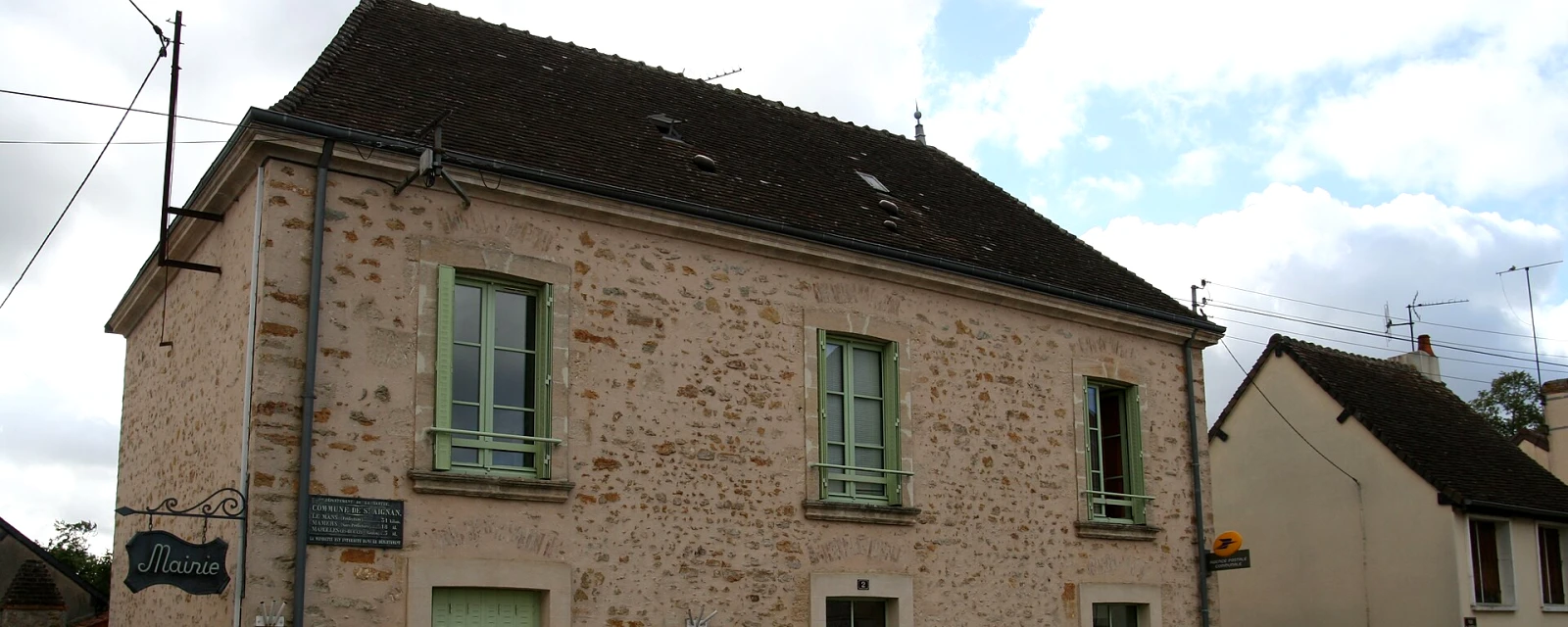 Vue de Saint-Aignan, Sarthe