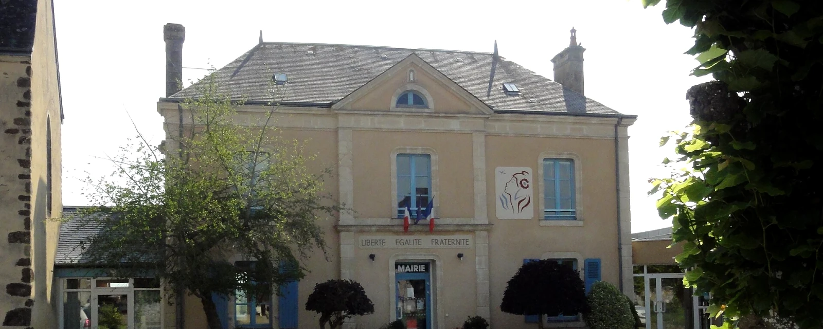 Vue de Saint-Aubin-de-Locquenay, Sarthe