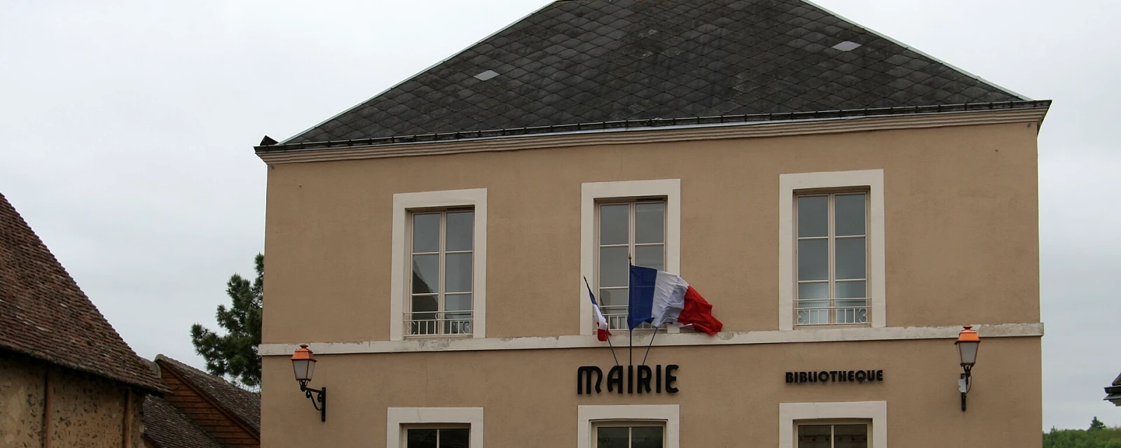 Vue de Saint-Aubin-des-Coudrais, Sarthe