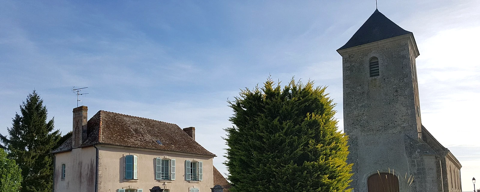 Vue de Saint-Calez-en-Saosnois, Sarthe