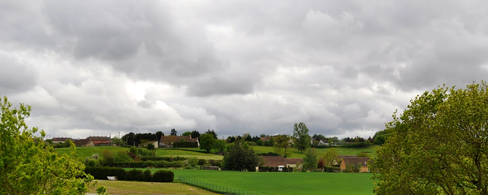 Vue de Saint-Jean-du-Bois, Sarthe