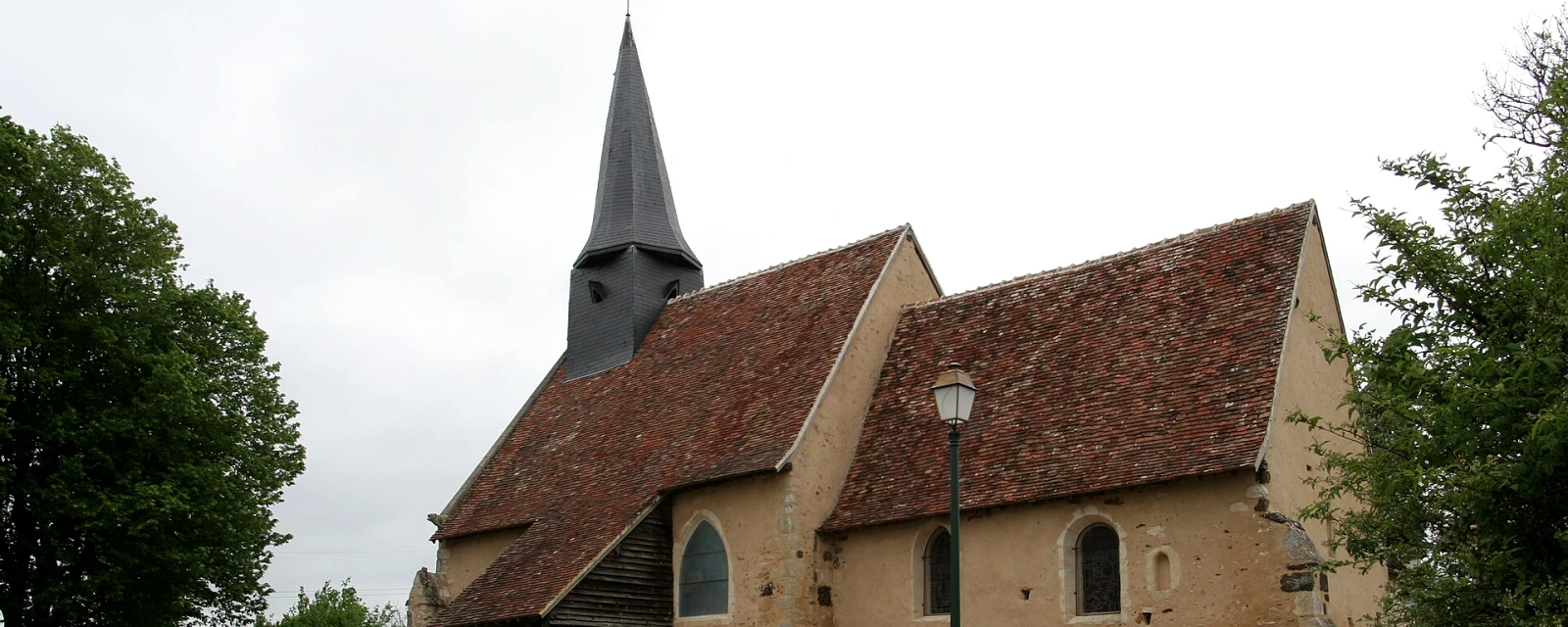 Vue de Saint-Martin-des-Monts, Sarthe
